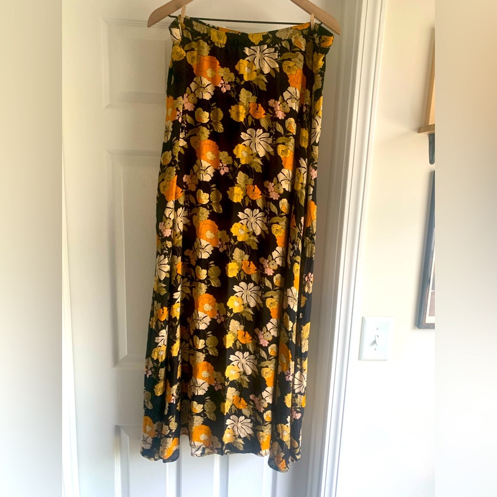 Natural Life Floral Maxi Skirt